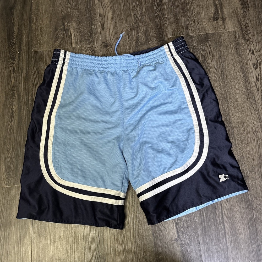Starter Reversible Basketball Shorts Mens  Vintage Y2K Baggy Shiny Comfort